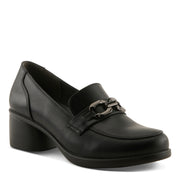 Flexus Calderoni Shoes in black side view - Robin Boutique