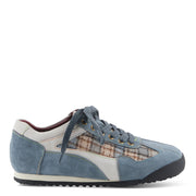 L'Artiste Carpediem Sneaker Shoes in Blue Multi Side View - Robin Boutique