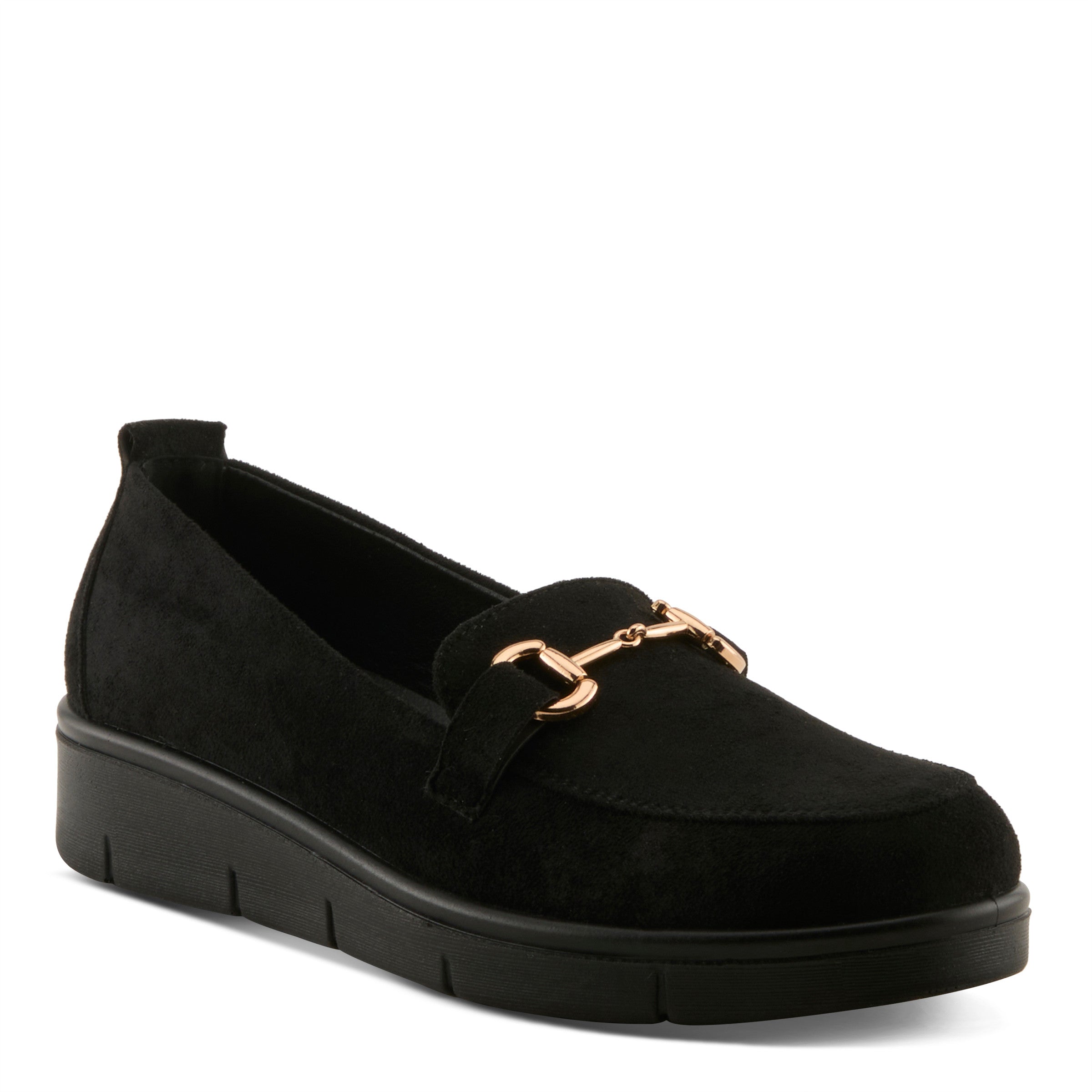Flexus Cashmeran Shoes in black front view - Robin Boutique