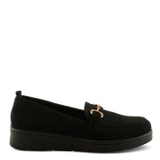 Flexus Cashmeran Shoes in black side view - Robin Boutique
