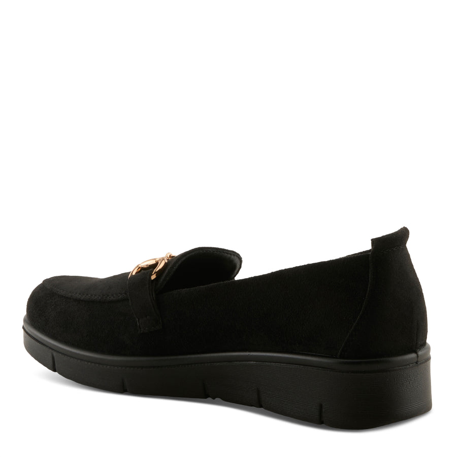 Flexus Cashmeran Shoes in black back view - Robin Boutique