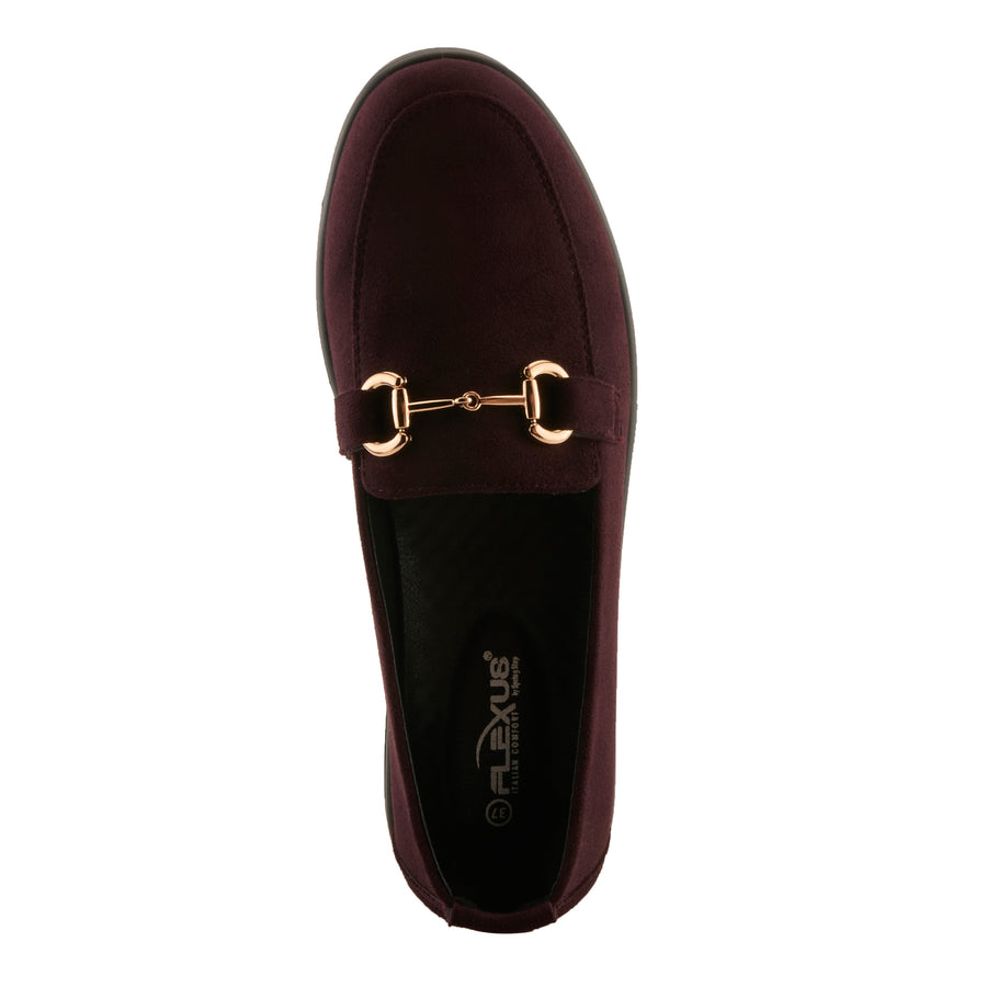 Flexus Cashmeran Shoes in bordeaux top view - Robin Boutique