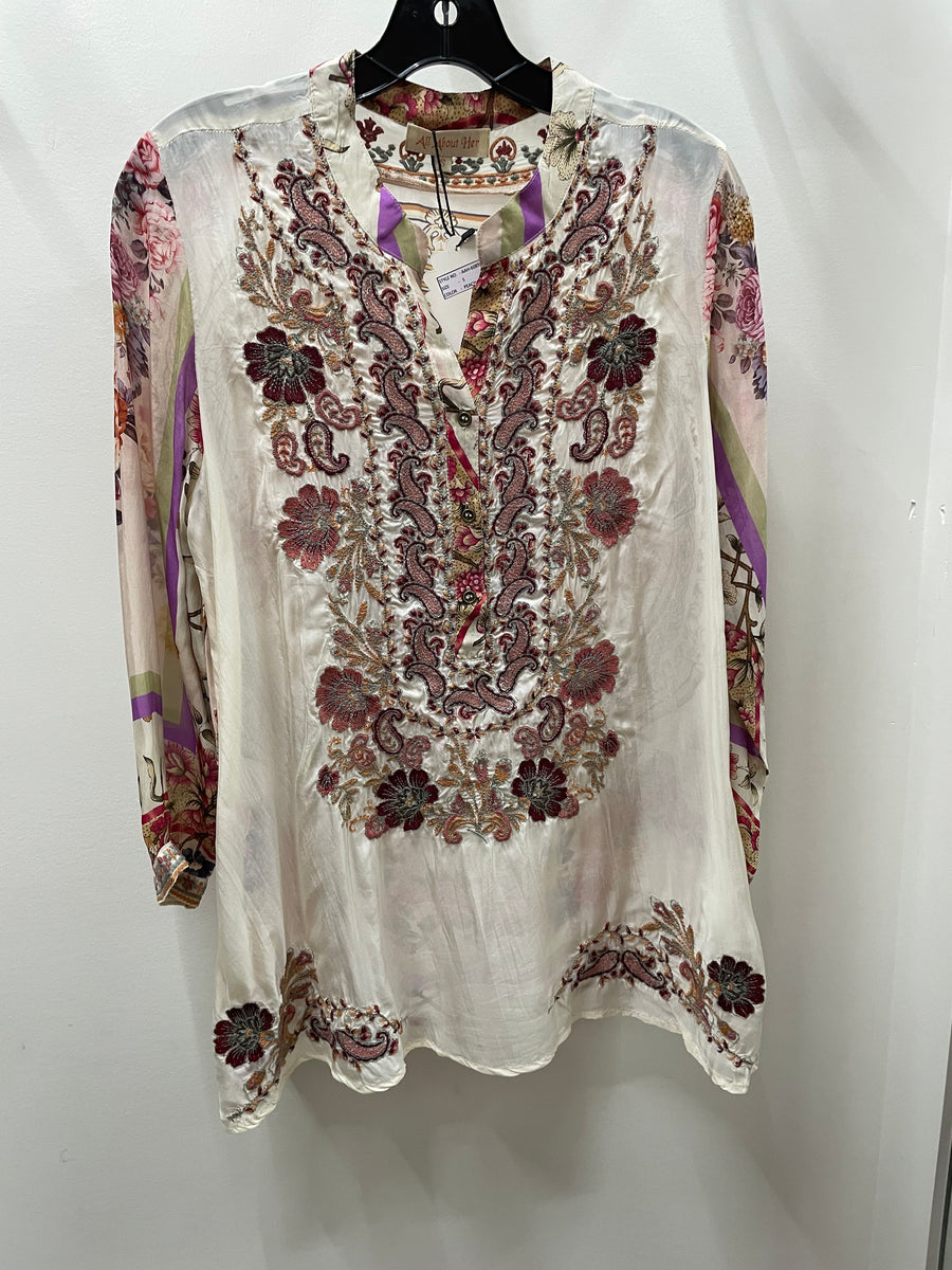 Floral Harmony Blouse by All About Her