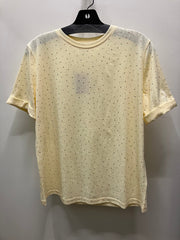 Rhinestone Embellished Relaxed Tee by Davi & Dani