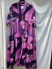 Rasgulla Sari Twilight Maxi Dress #40 by Kantha Bae