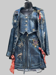IPNG Design Illusion Jean Hanky Jacket Robin Boutique