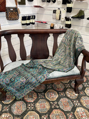 Silk Kantha Scarf #5006 by Robin