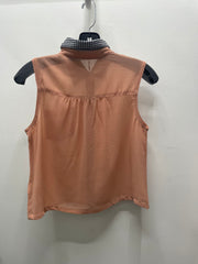 Reworked Sleeveless Flowy Crop Button Down #11