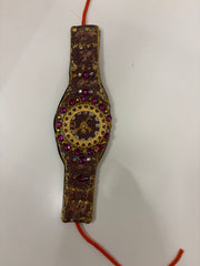 Embellished Fabric Watch Cuff by IPNG Design