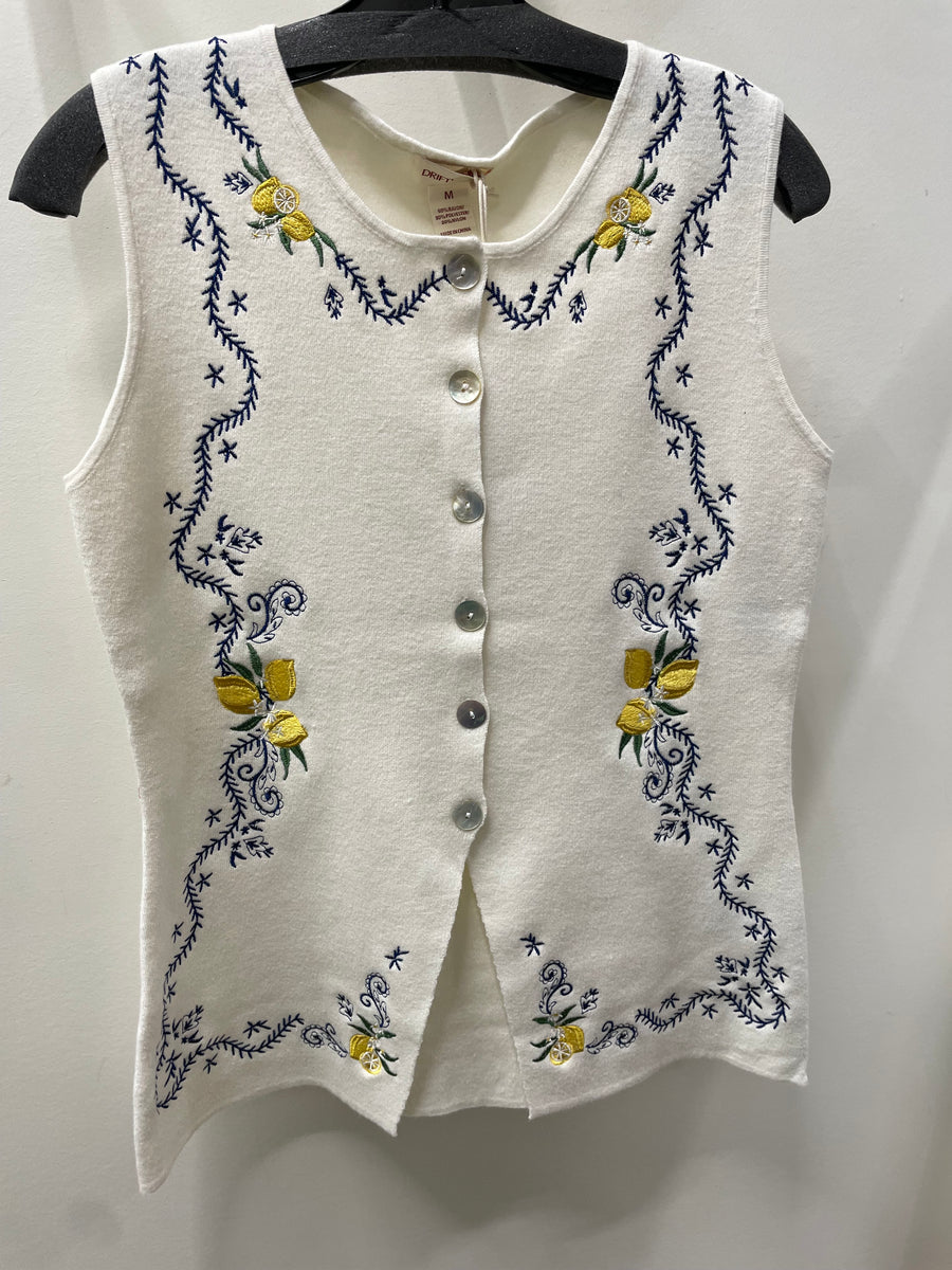 Deanna Sweater Tank in Limoncello by Driftwood