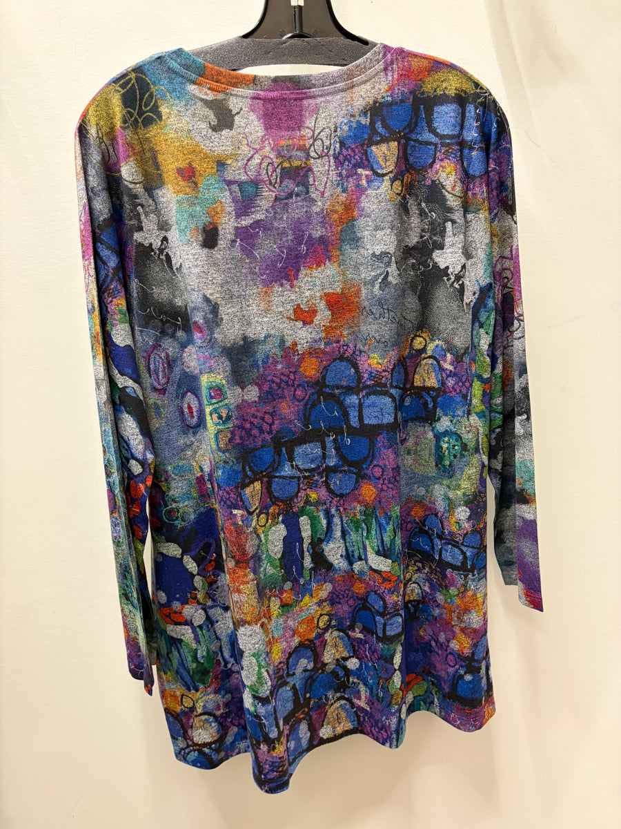 Super Soft Pullover in Cosmic Latte Print by Inoah
