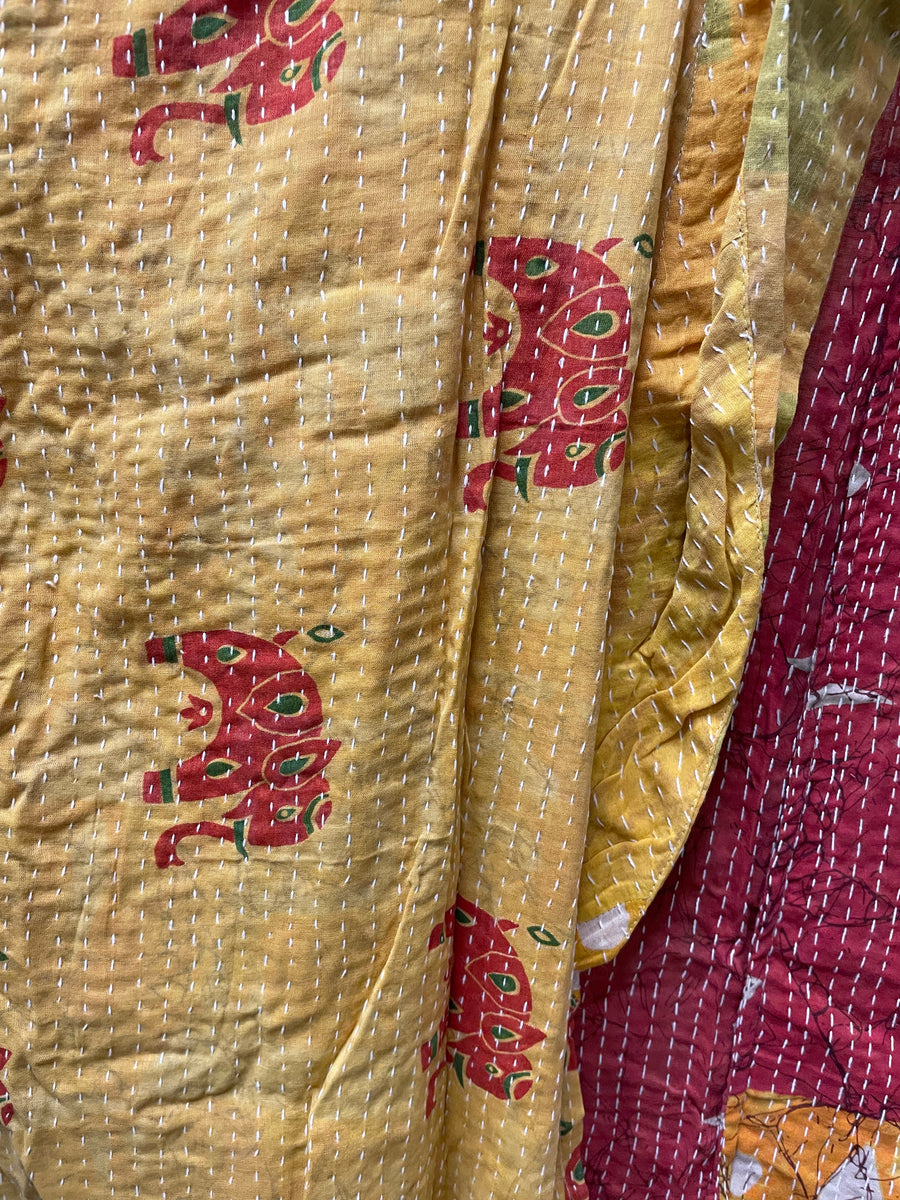 Additional view of Kantha Blazer #08 by Kantha Bae from Robin Boutique.