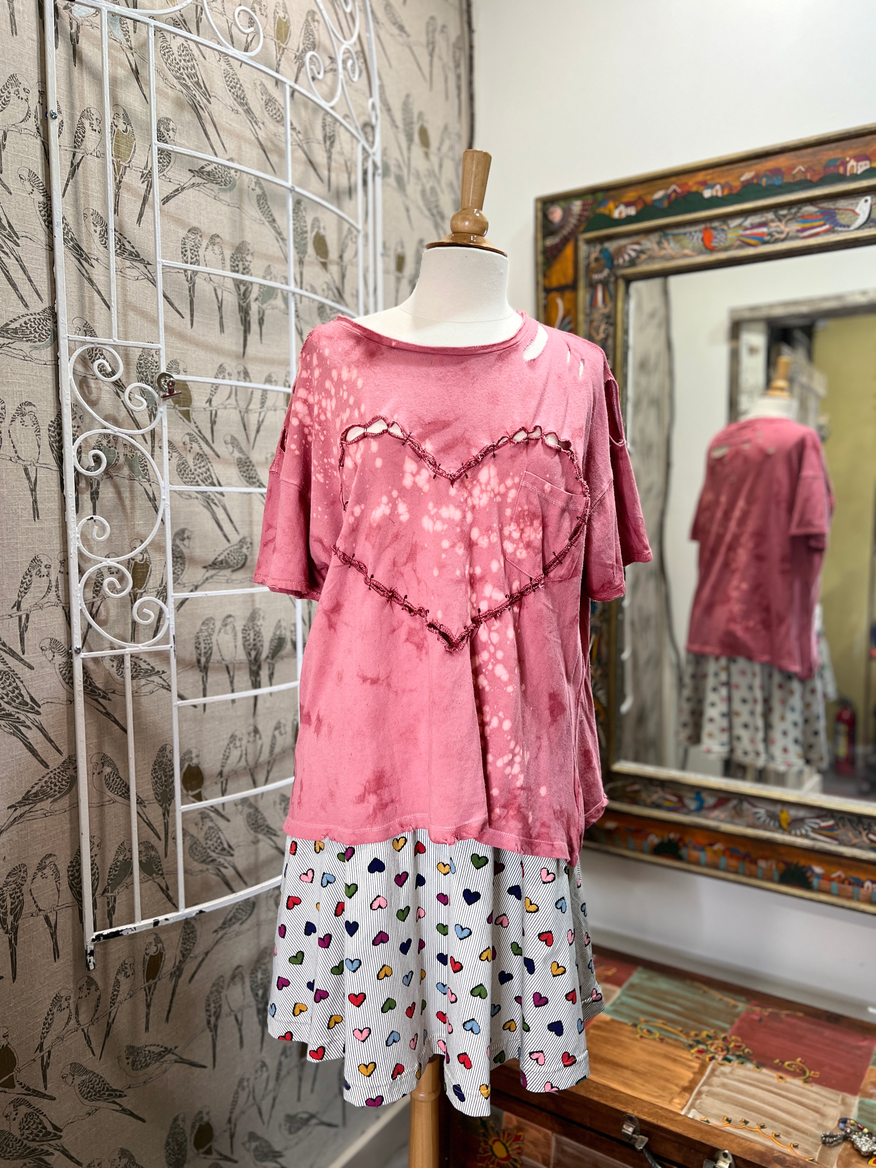 Additional view of Out of Touch Tee by Jaded Gypsy from Robin Boutique.