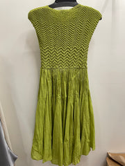 Pleated Cupsleeve Dress by EllyNDale