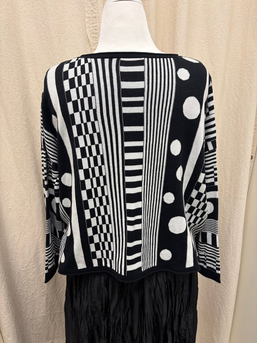 Modernist Mix Topper Sweater by Olivia