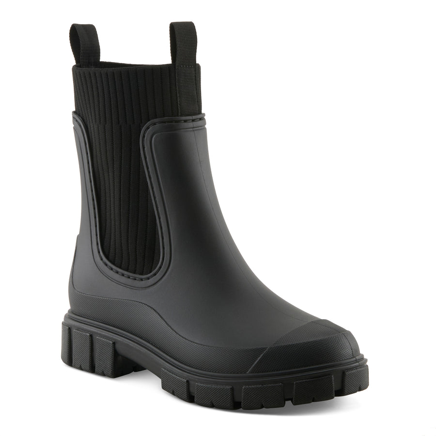 Spring Step Cheli Boots in Black Front View - Robin Boutique