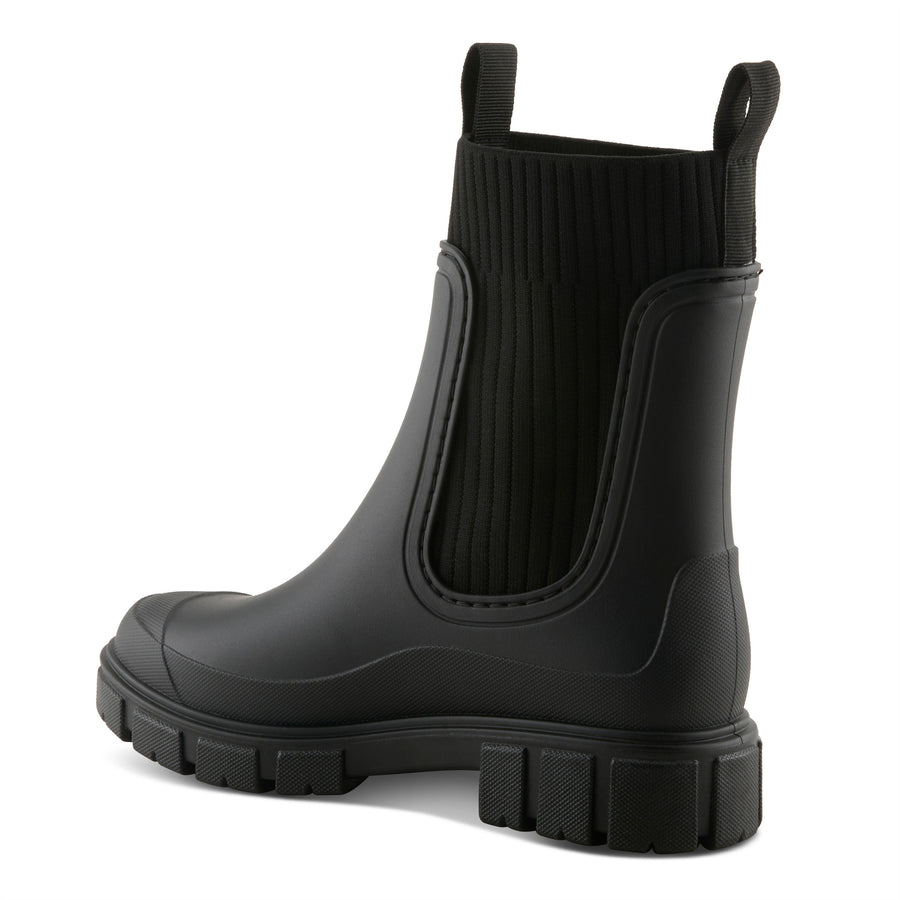 Spring Step Cheli Boots in Black Back View - Robin Boutique
