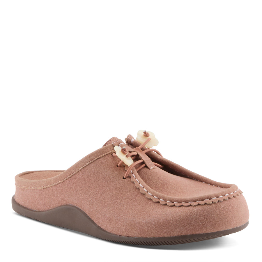Side view of Cutestuff Shoes by Patrizia in blush - Robin Boutique