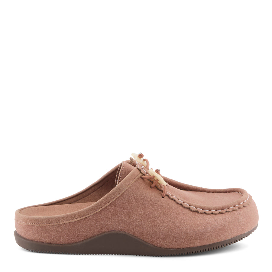 Side view of Cutestuff Shoes by Patrizia in blush - Robin Boutique