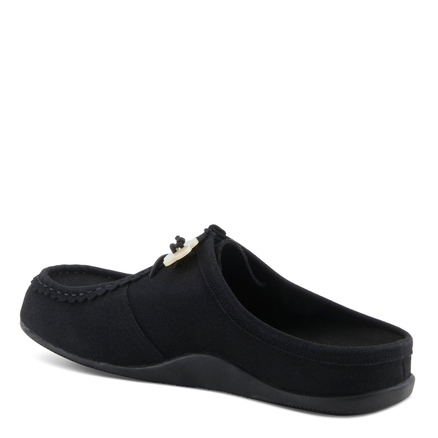 Side view of Cutestuff Shoes by Patrizia in black - Robin Boutique