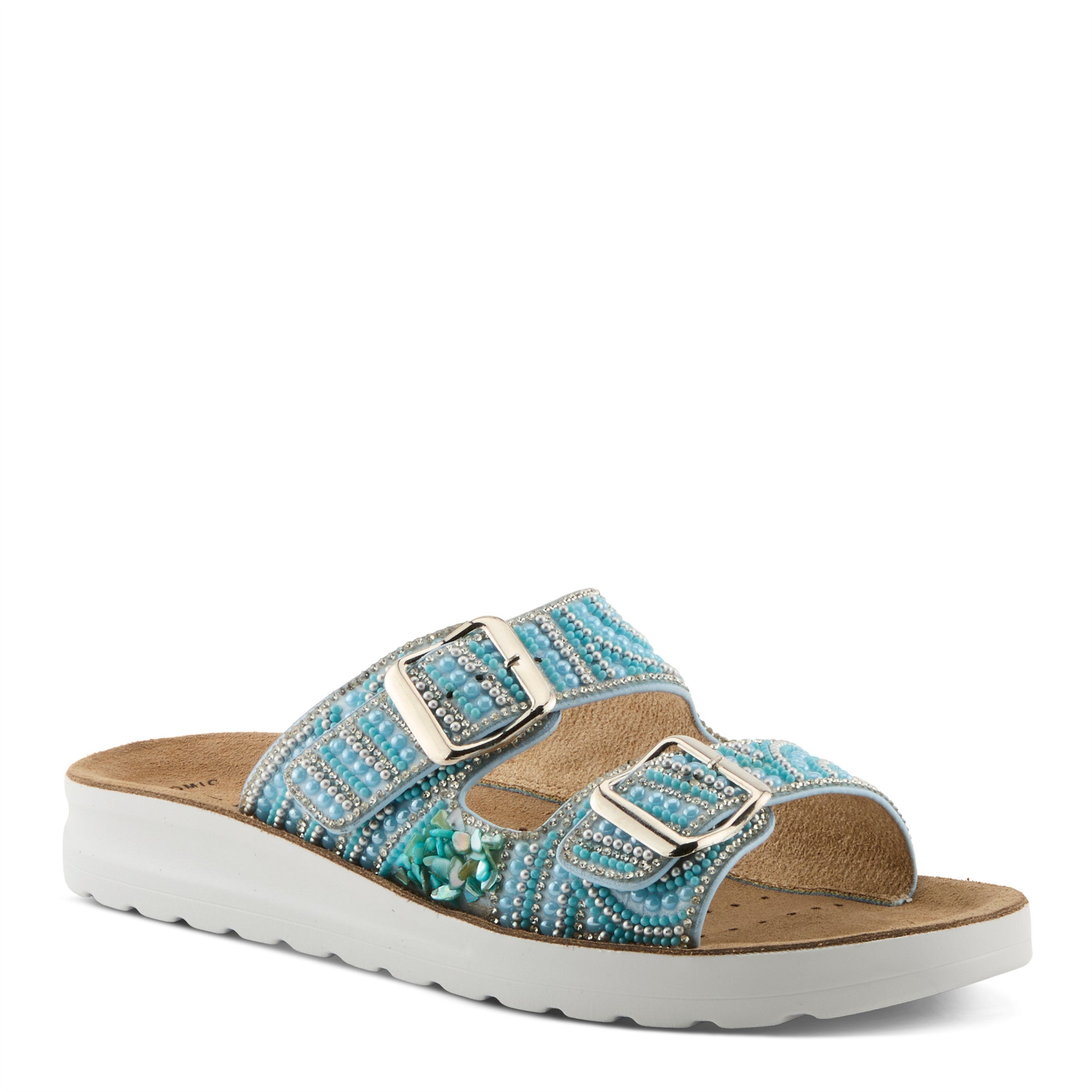 Flexus Cytheria Comfort Beaded Sandals Robin Boutique