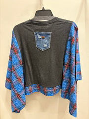 Purple Rain Band-ed Pullover by Shannon Passero