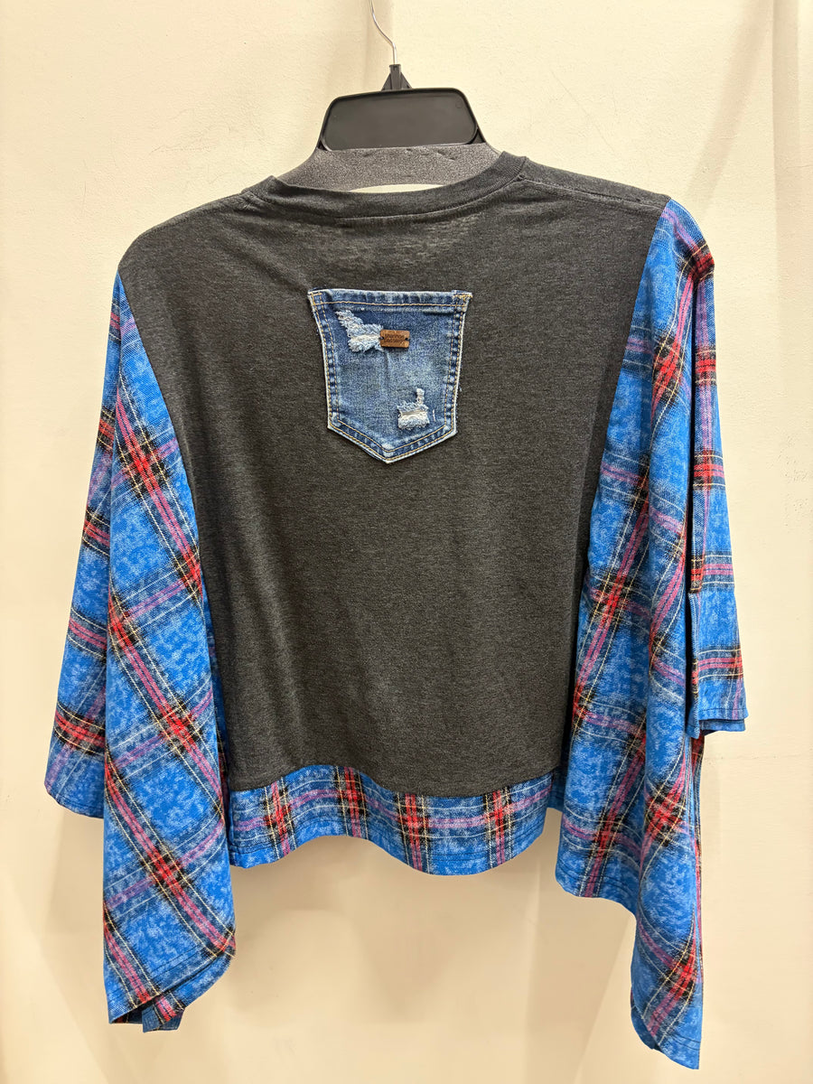 Purple Rain Band-ed Pullover by Shannon Passero