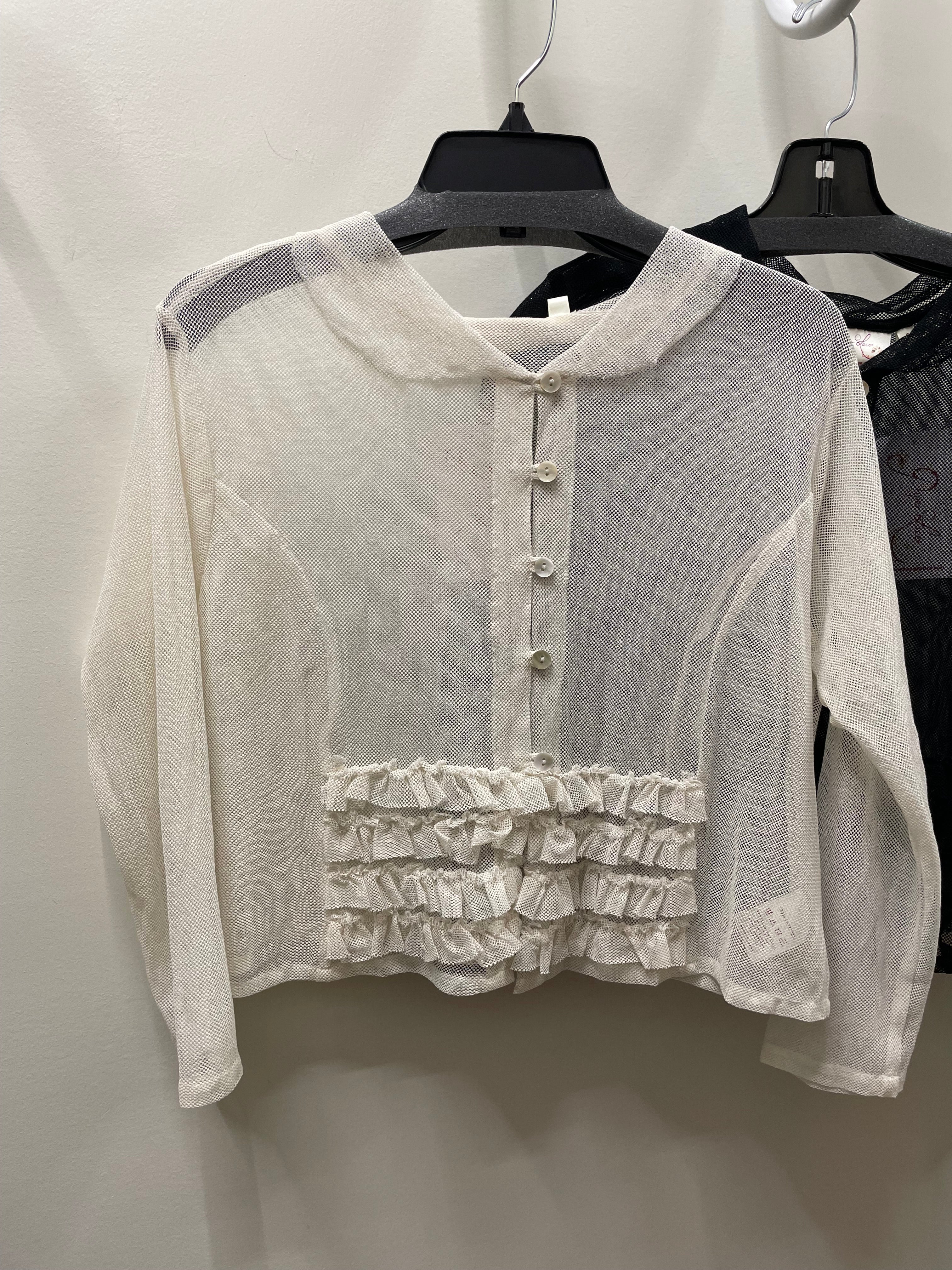 Breezy Ruffle Cardigan