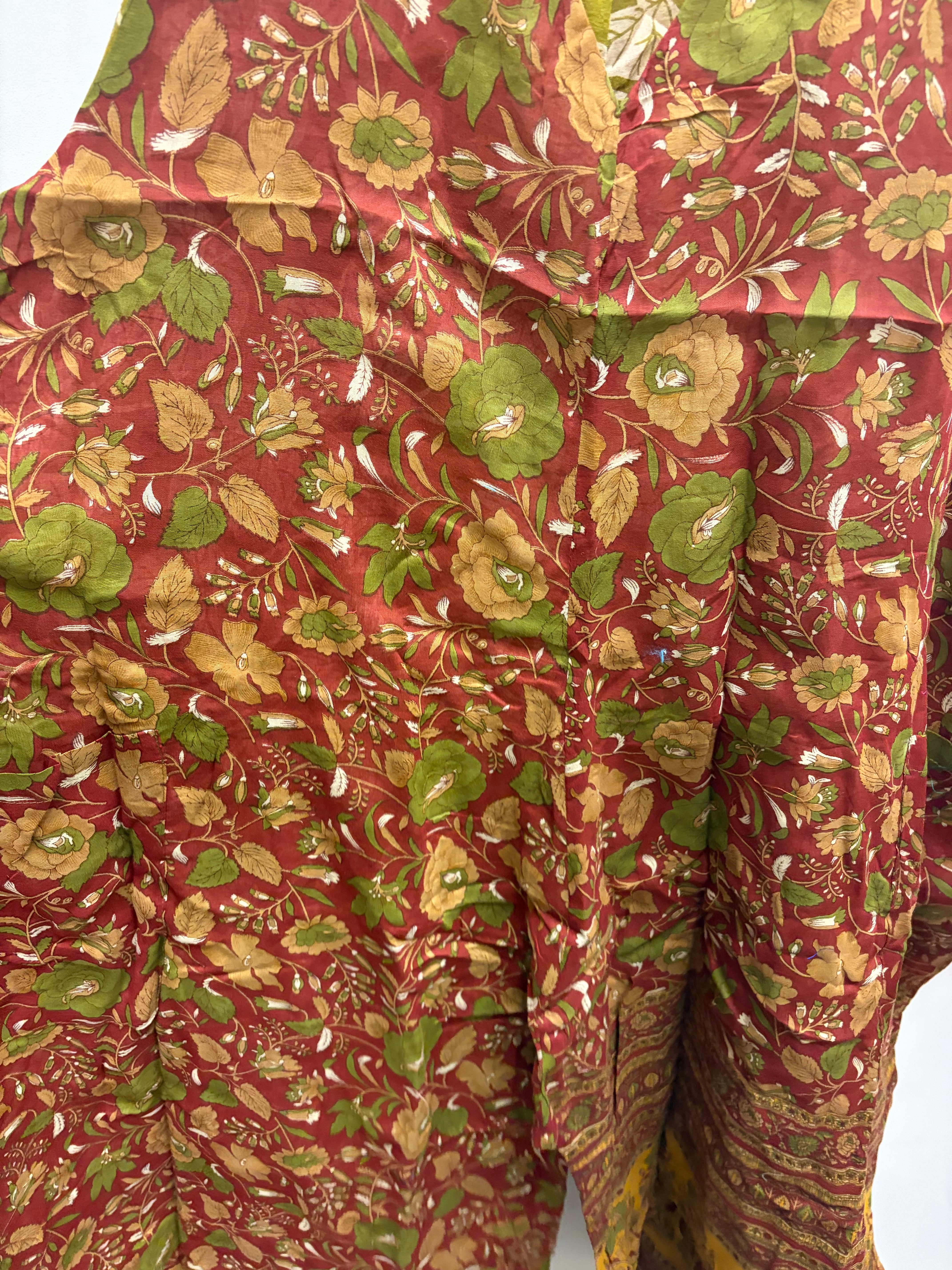 Duality Sari Harmony Wide Leg Jumpsuit #1033 by Kantha Bae