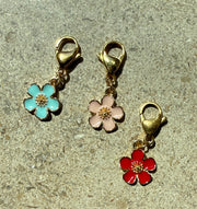 Gold Plated Flower Charms Robin Boutique