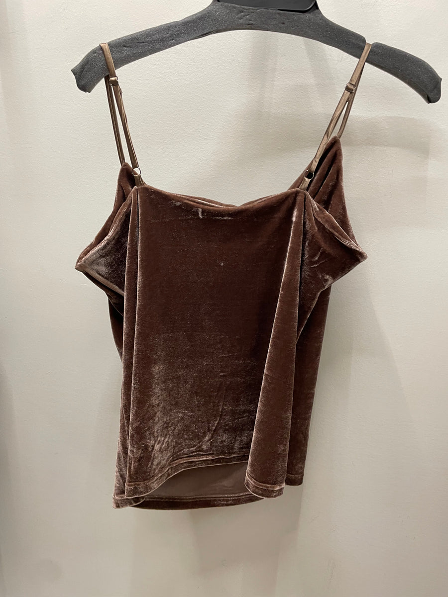 Crushed Velvet Stretch Cowl Cami by Paparazzi