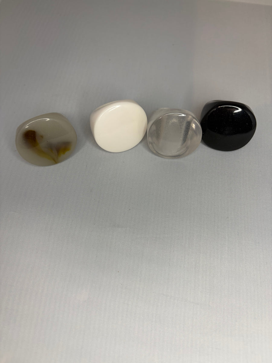 Chunky Resin Statement Ring