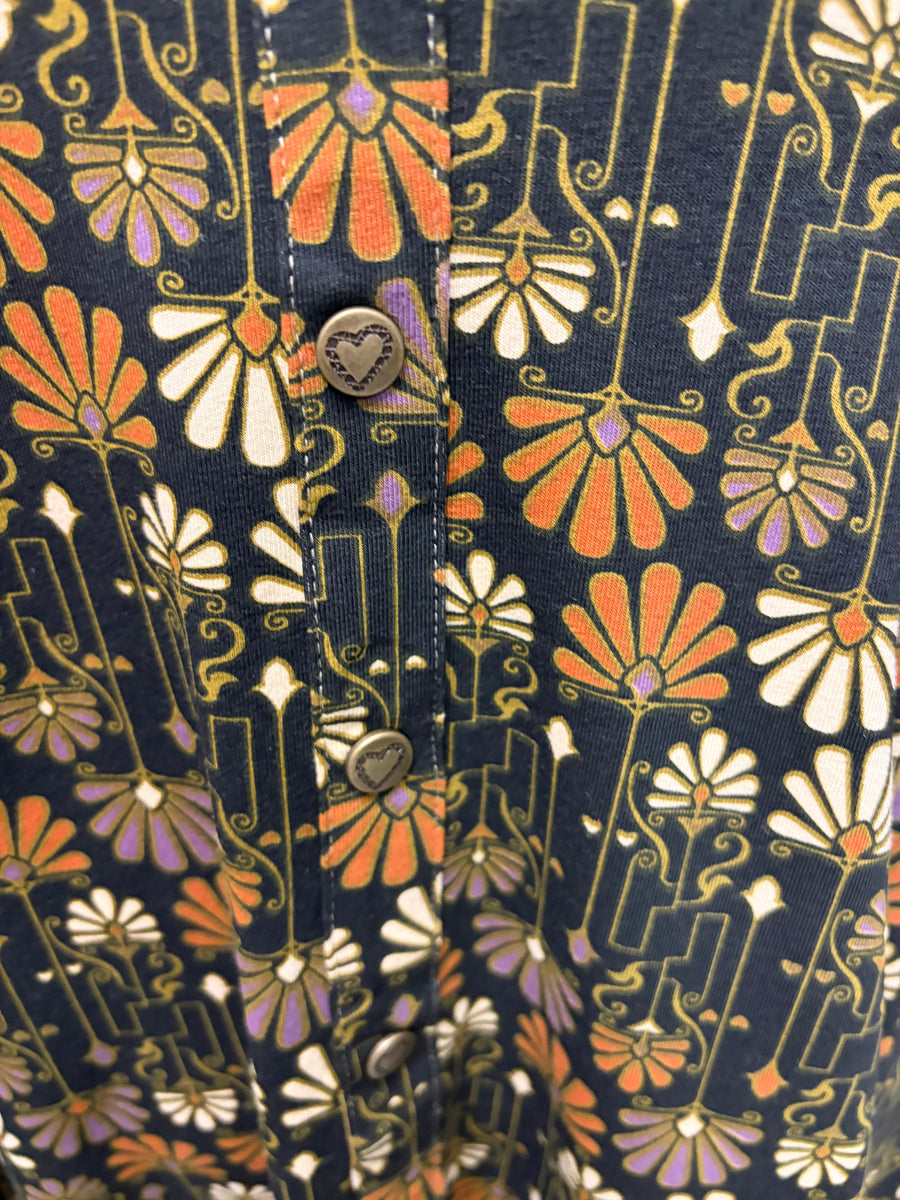 Tulip Skirt in Aviary Print by Effie's Heart