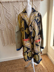 Fine Kantha Drifter Coat #215 by Kantha Bae