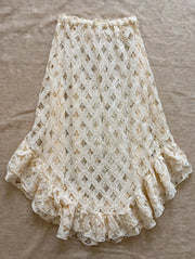 Wild Rose Crochet Skirt by Kantha Bae