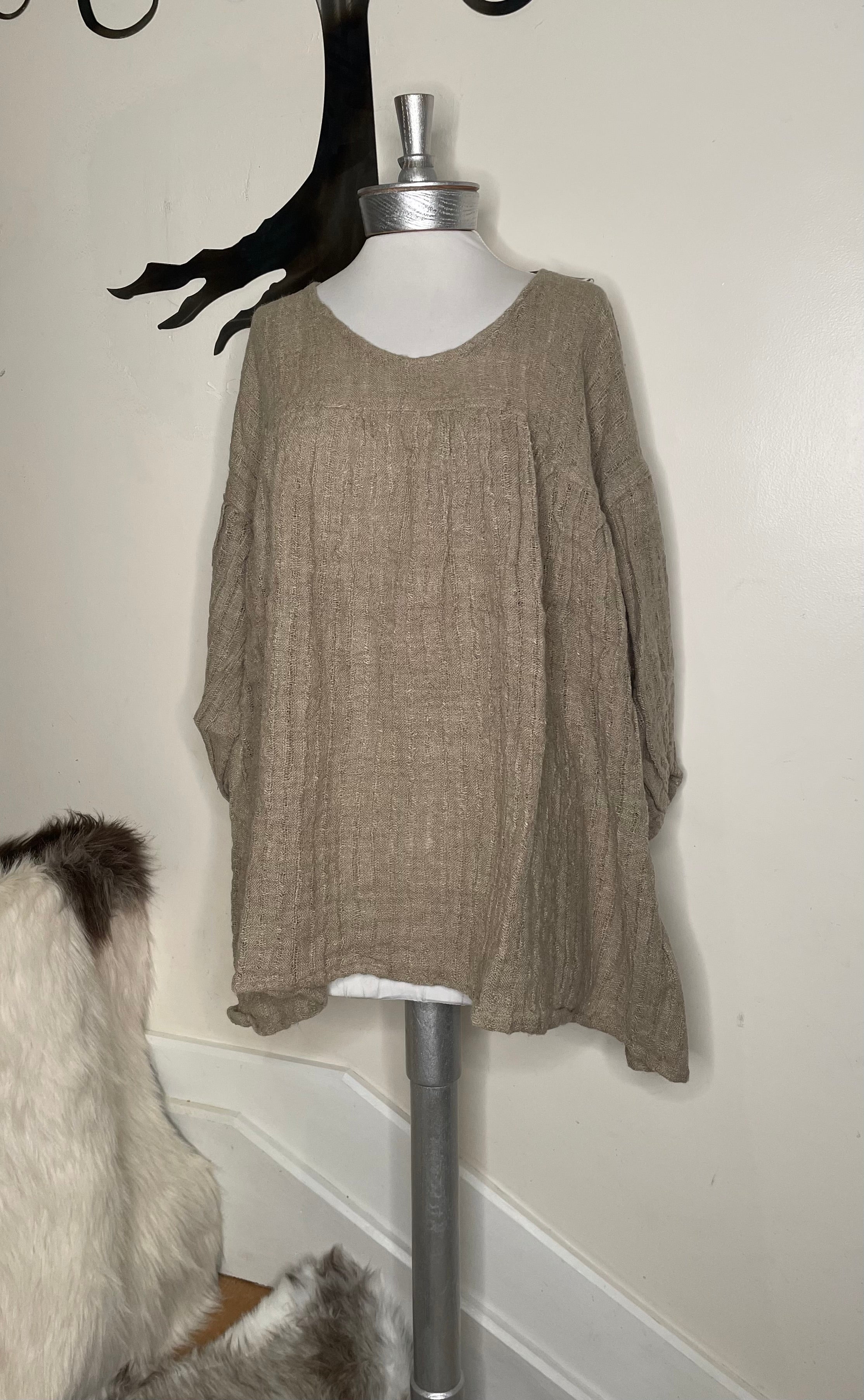 Linen Stripes Tunic by The Paper Lace