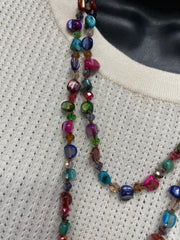 Tidal Glow Shell & Glass Necklace