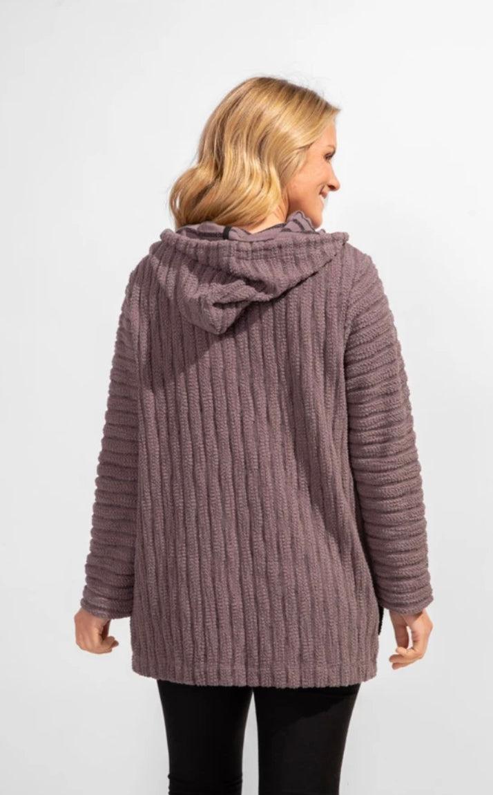 Island Stripe Terry Hoodie by Escape - Robin Boutique-Boutique 