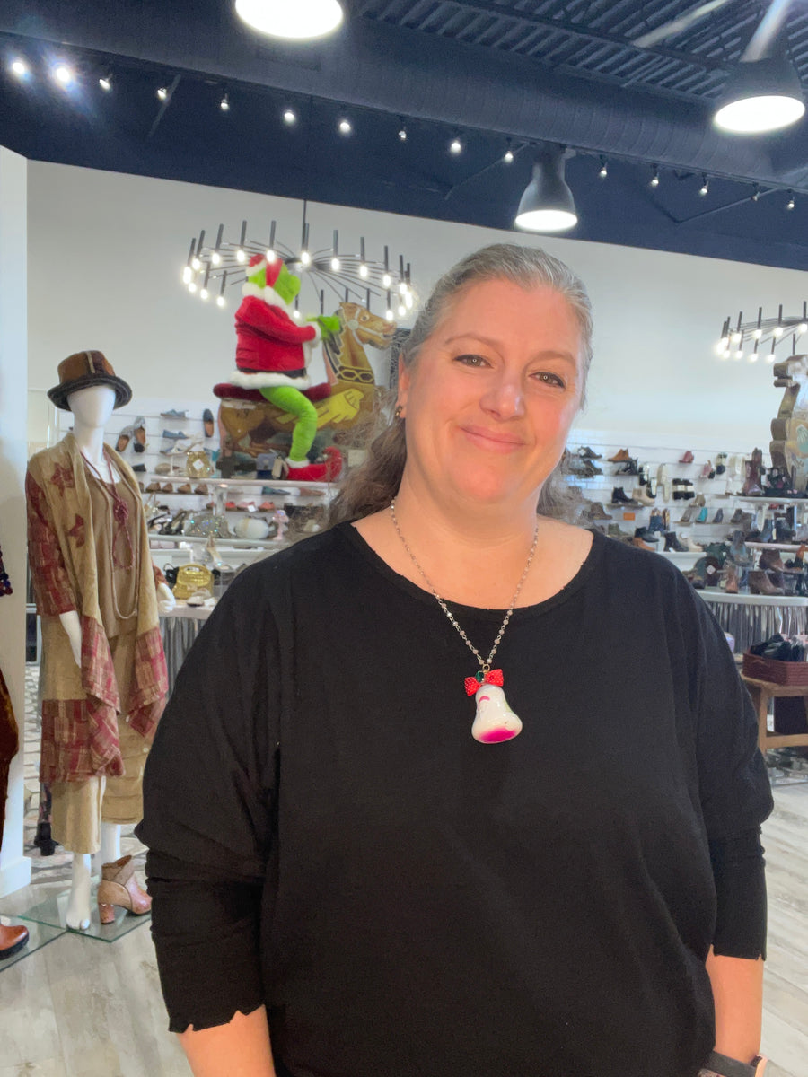 Christmas Bell Necklace by Gina