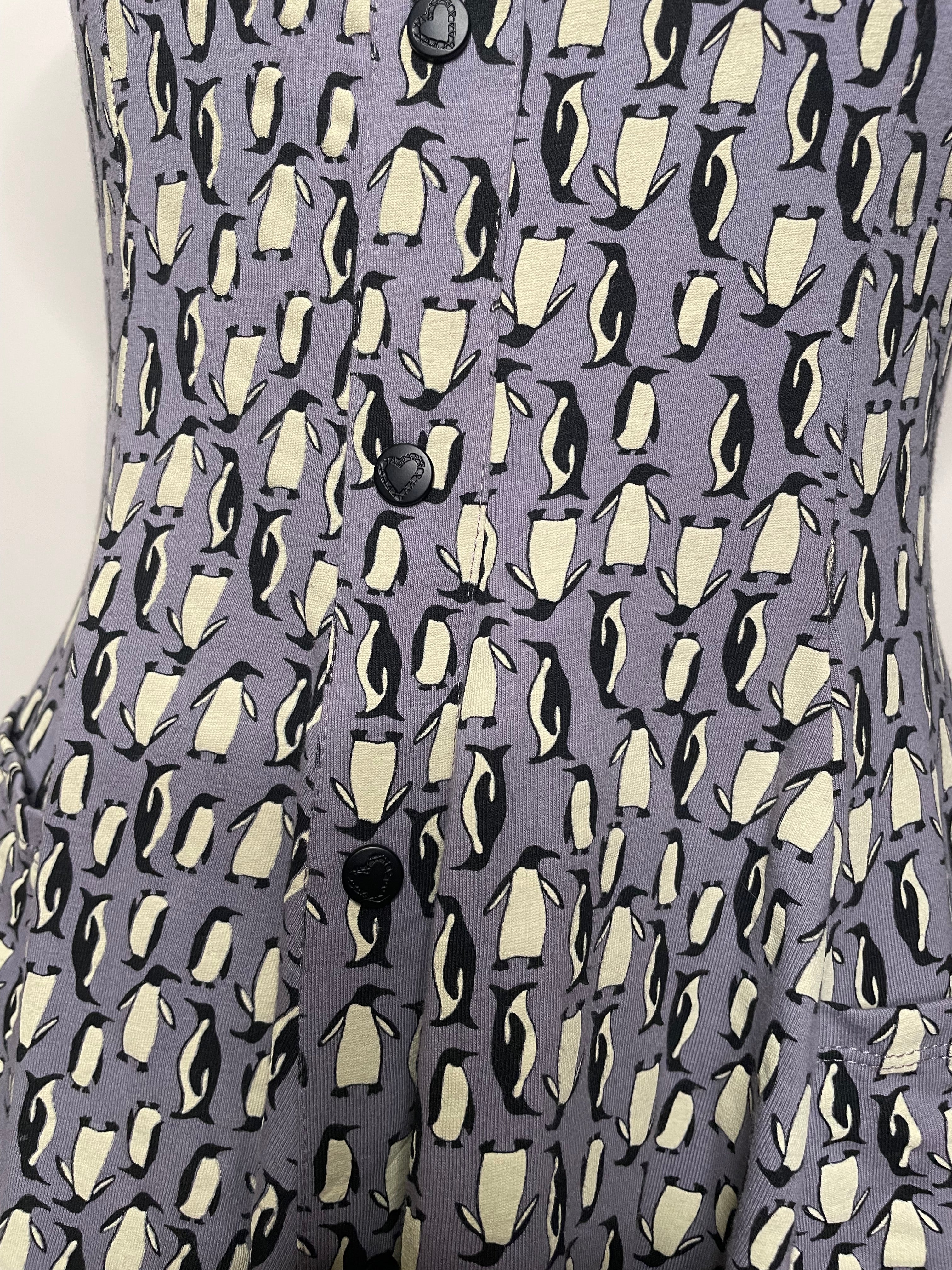 Capitola Dress in Penguin Print by Effie's Heart