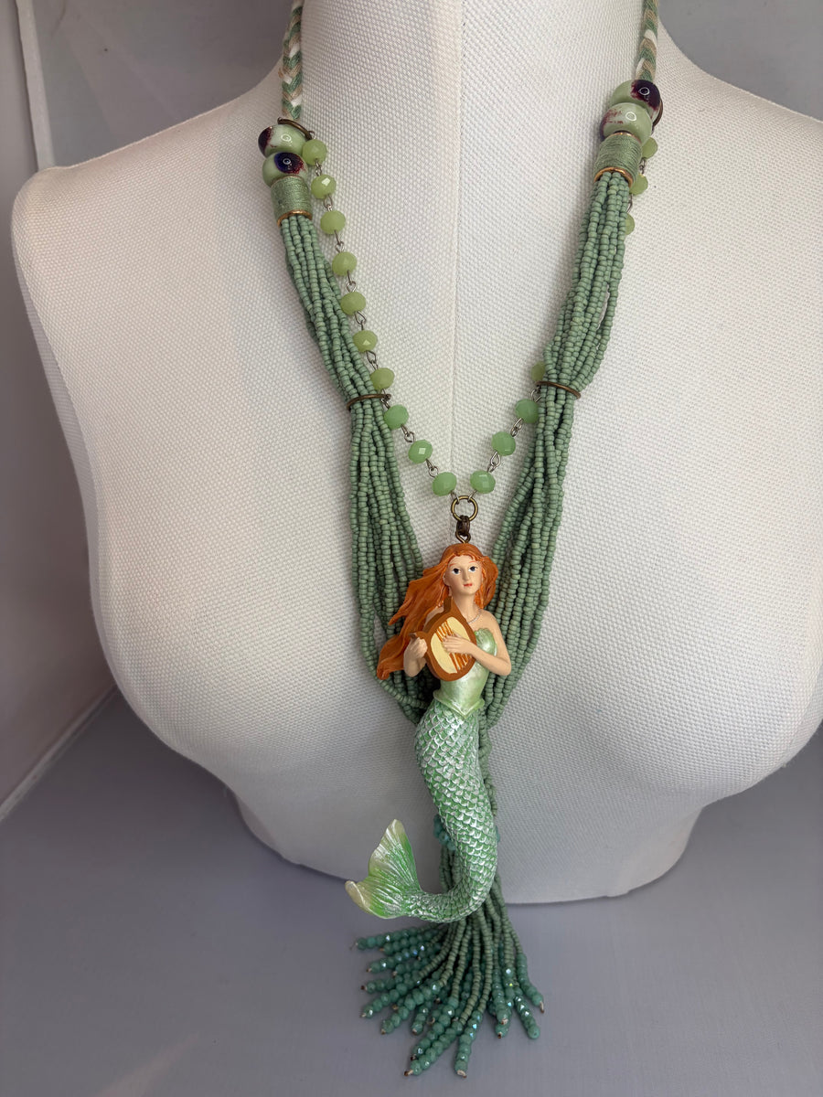 Seafoam Siren Necklace by Gina