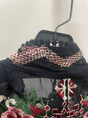 Embroidered Kimono in Black by All About Her