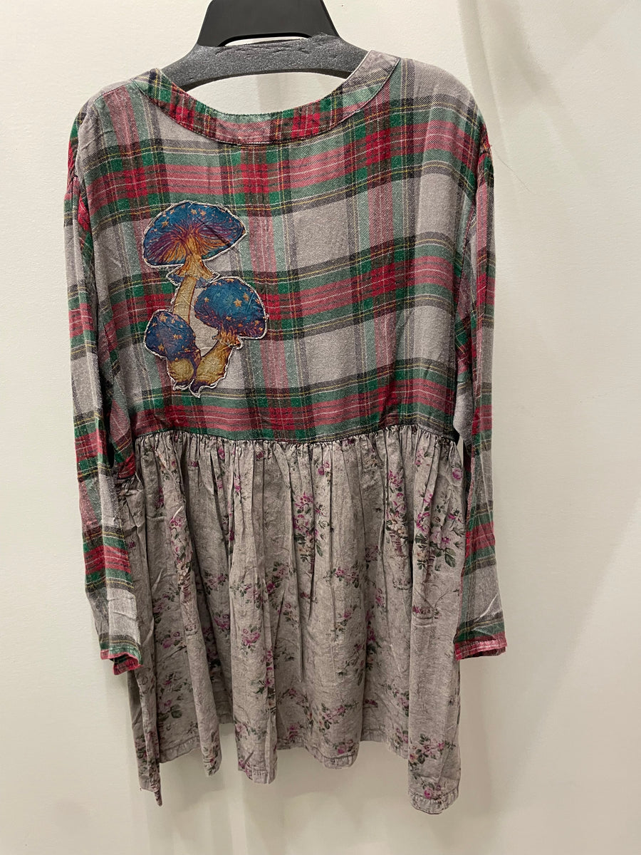 Woodland Patchwork Blouse by Paper Lace