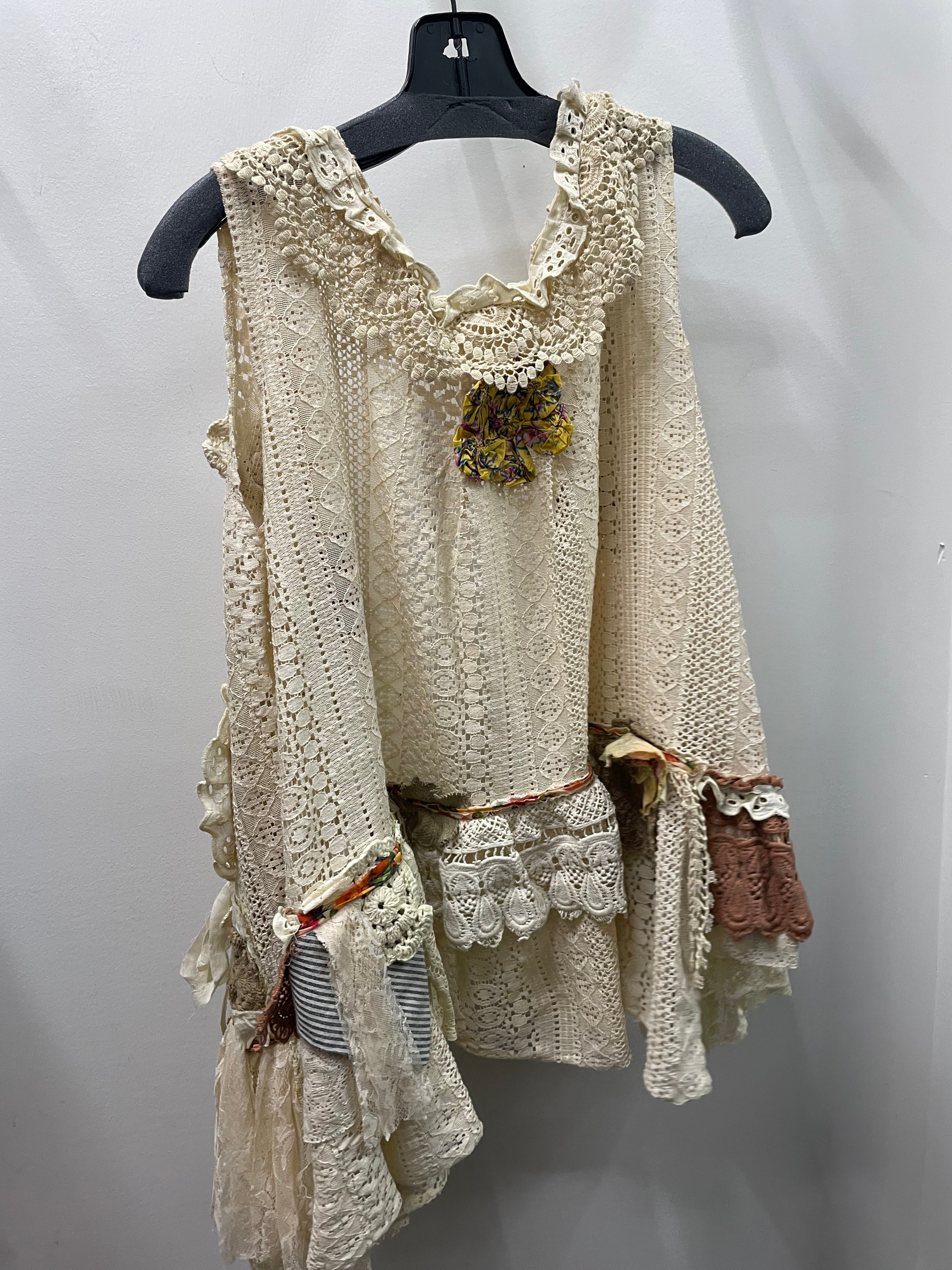 Lacey Floral Dream Vest by Paper Lace