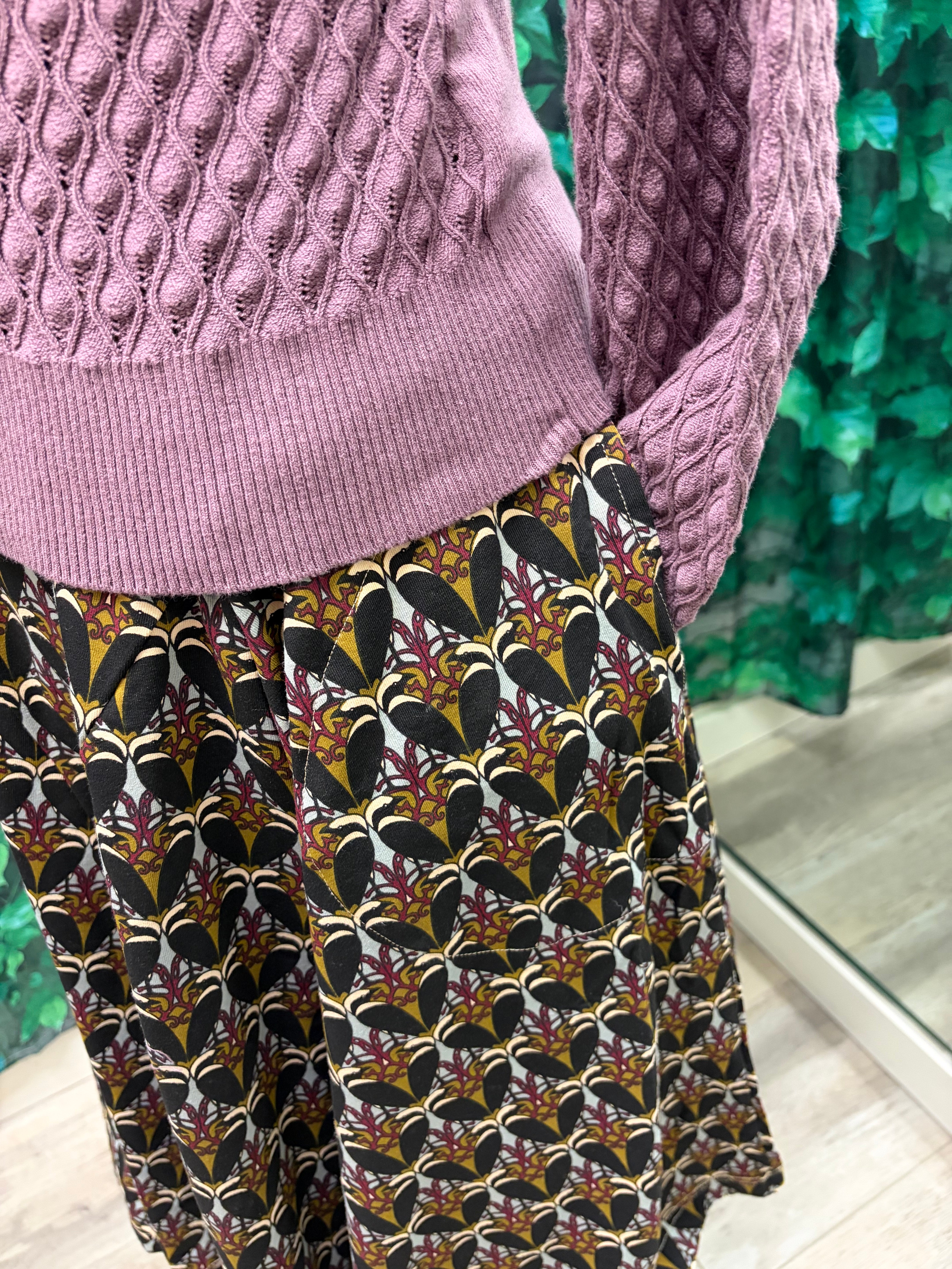 Tulip Skirt in Aviary Print by Effie's Heart