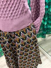 Tulip Skirt in Aviary Print by Effie's Heart