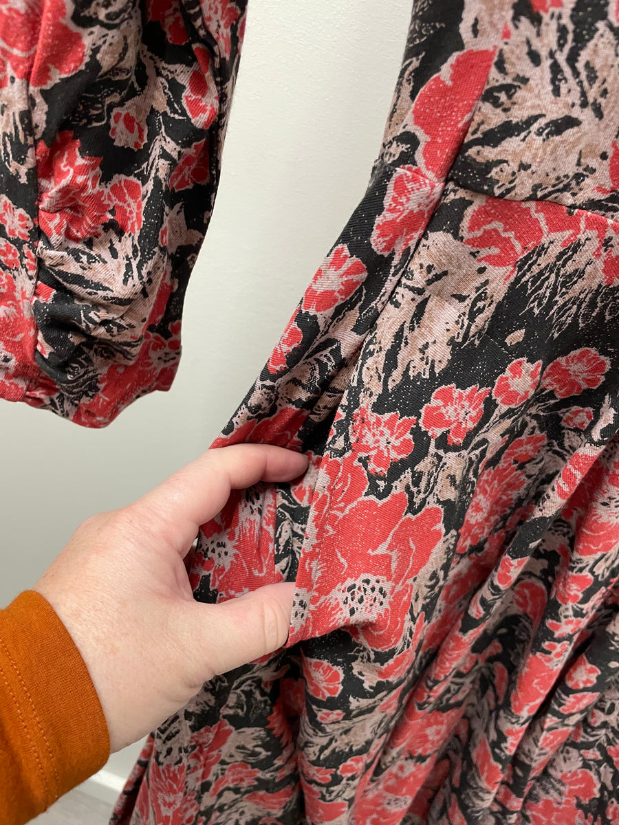 Colleen Dress in Jardinier Print by Effie's Heart