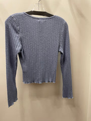 Poor Boy Rib Knit Cropped Cardigan