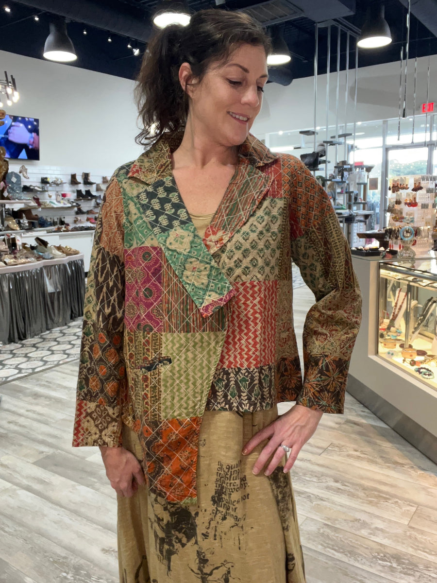 Wanderlust Patchwork Blazer by The Paper Lace