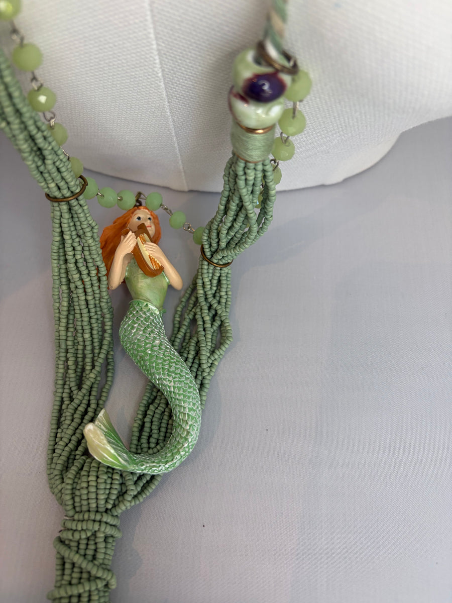 Seafoam Siren Necklace by Gina